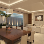 Living Room Interior Designs in DLF Phase 1