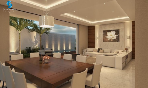 Living Room Interior Designs in DLF Phase 1