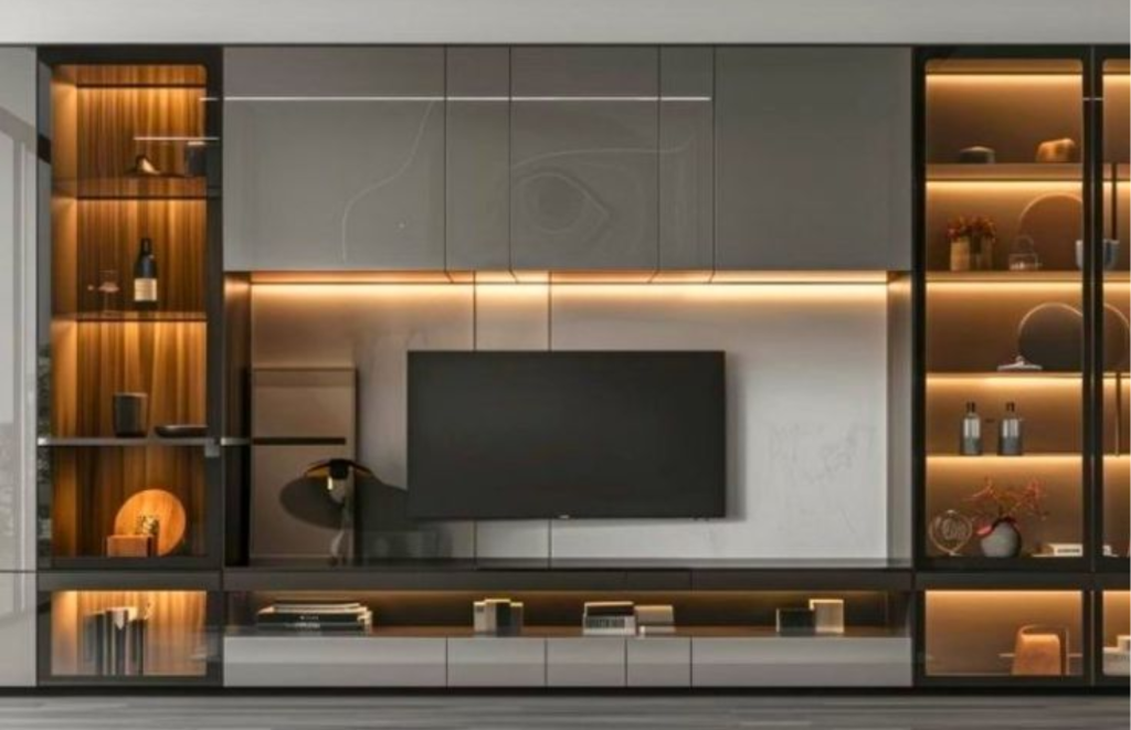 Glass & Metal TV Units