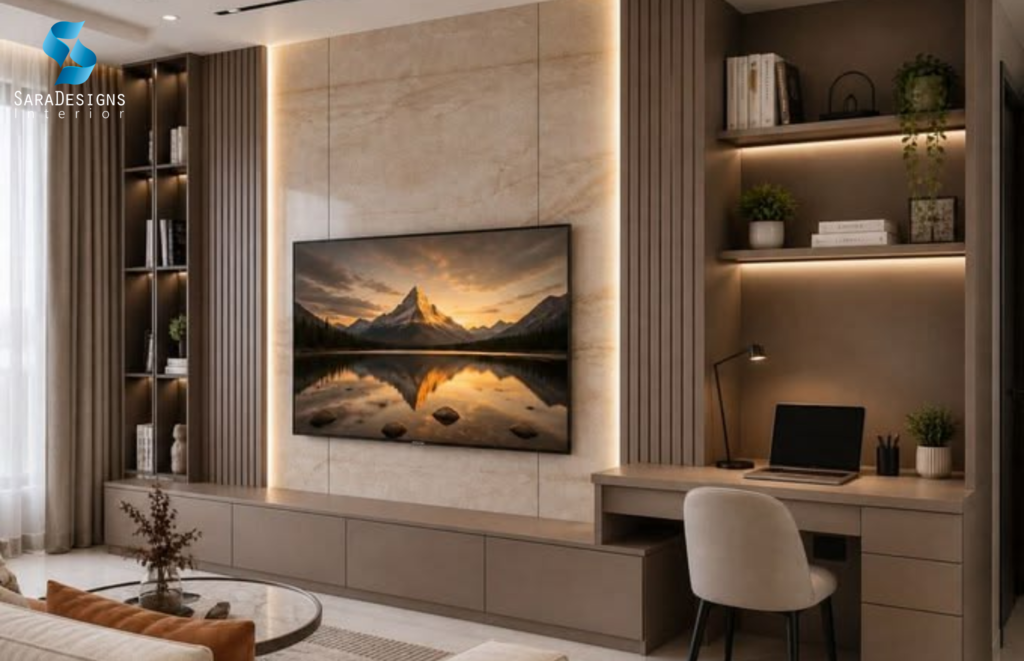 Multipurpose TV Unit Designs for Living Room