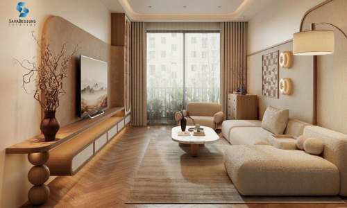 Japandi Style Living Room designs