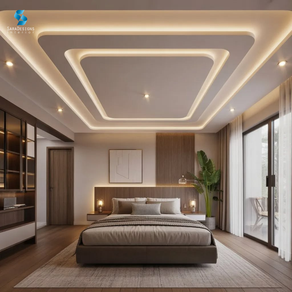 POP Ceiling Designs for Master Bedroom