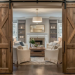 Barn Door in Modular Kitchen