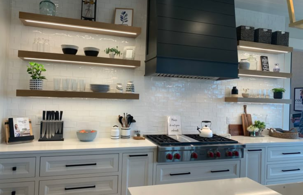 Open Shelves for Small Kitchen