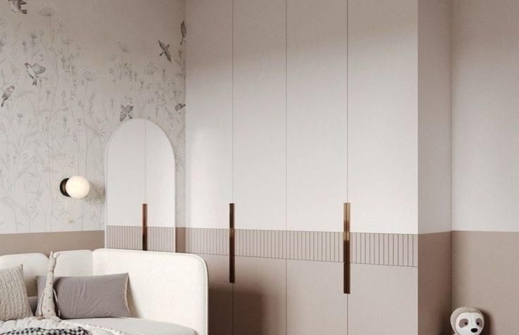 3-Door Wooden Wardrobe Design