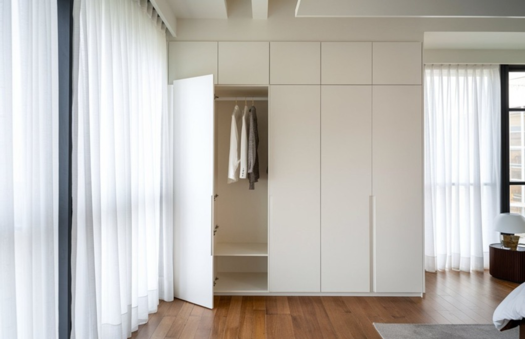Wardrobe Designs for Wooden Flooring