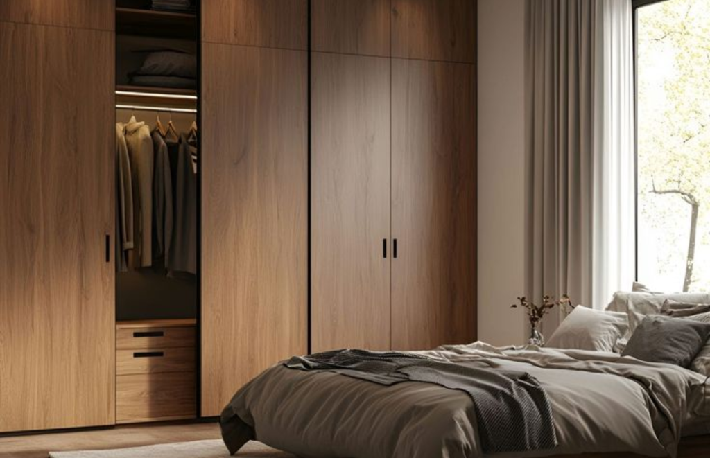 Wooden Wardrobe Sunmica Design