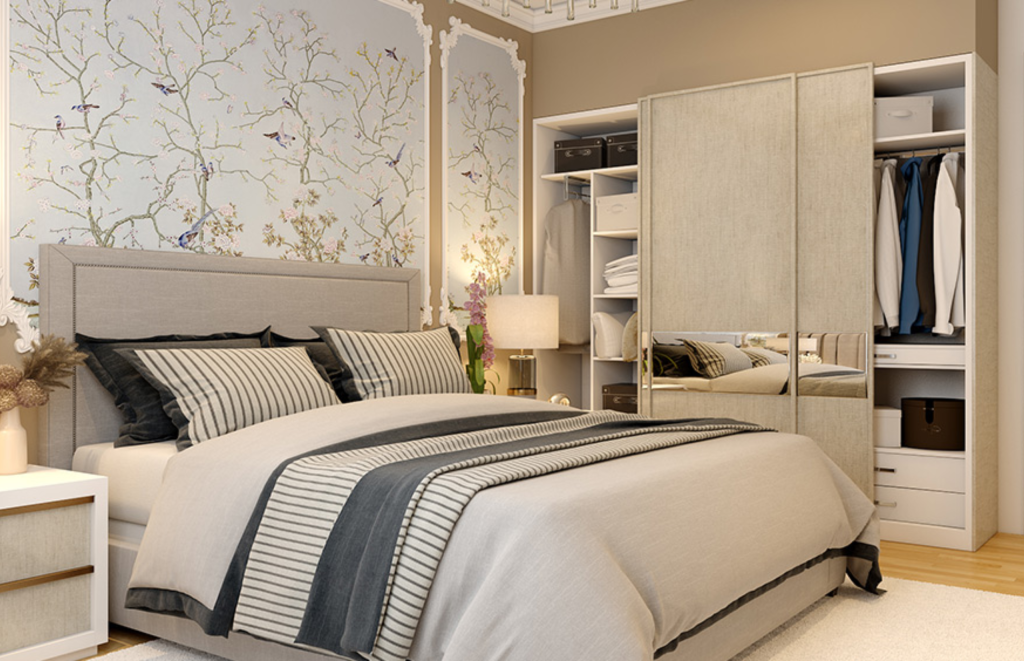 Modular Bedroom wardrobe with sliding door
