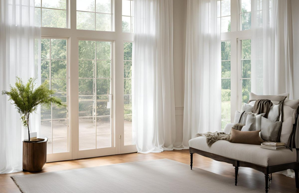 Use Linen or Cotton Fabric for Curtains in Monsoon Season