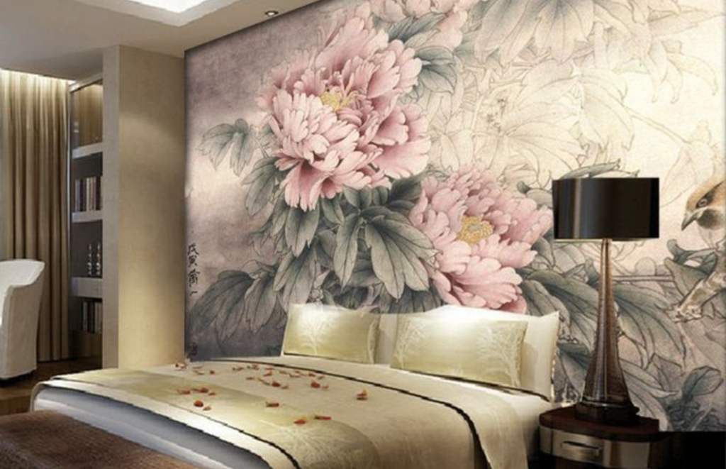 Mosaic Floral Wallpaper