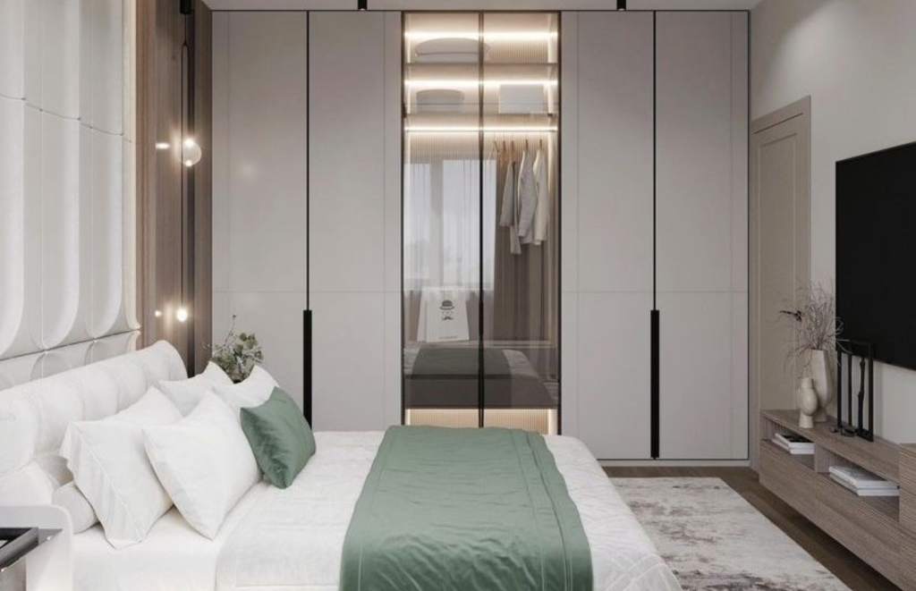 Grey Wardrobes Bedroom Interior designs