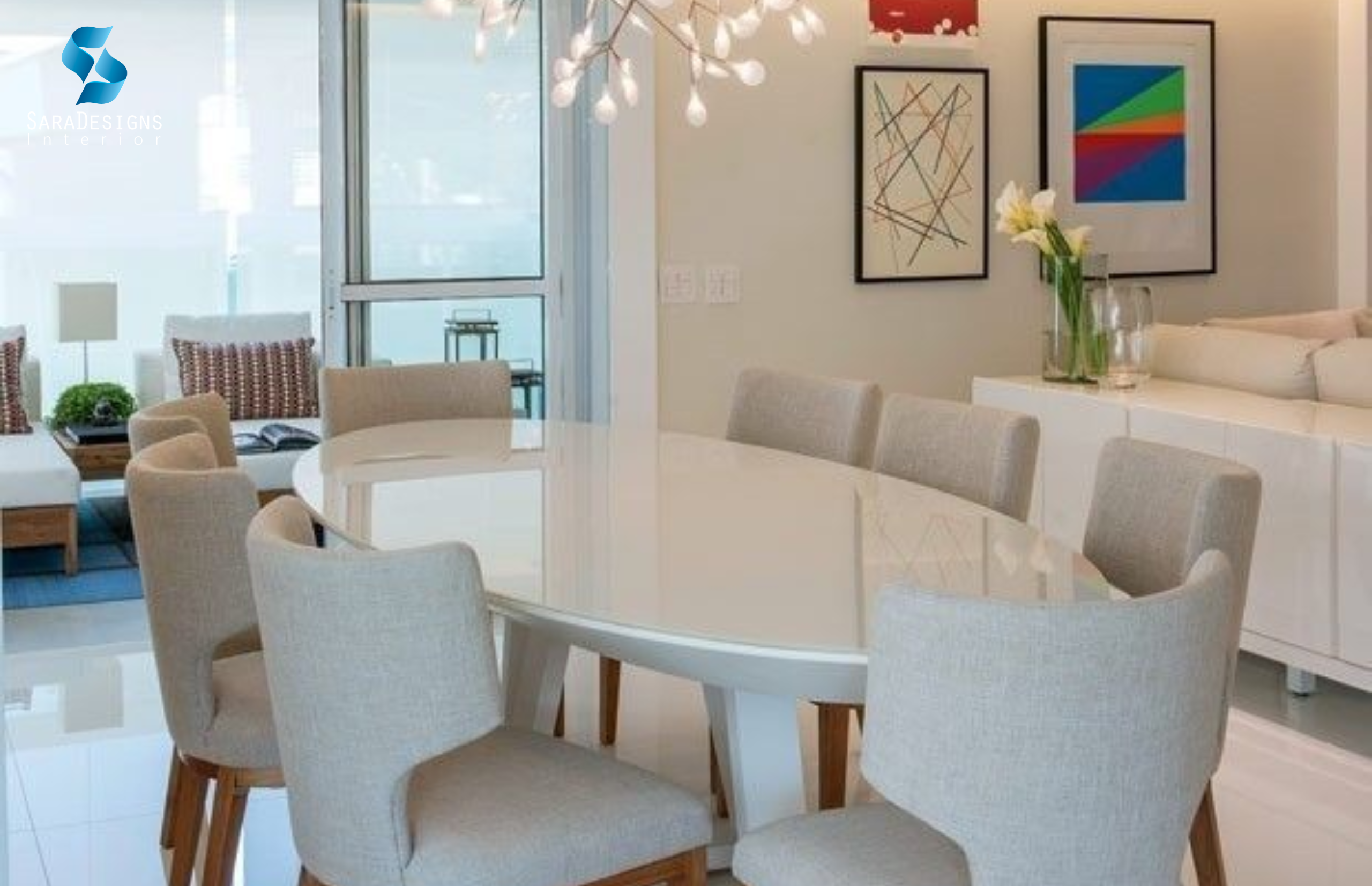 Oval Shape Dining Table