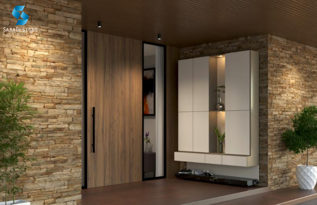 Modern Sliding Wooden Main Door Design