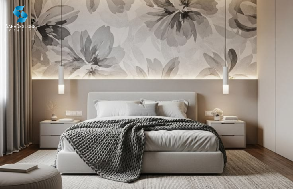 Floral Wallpaper designs for Bedroom