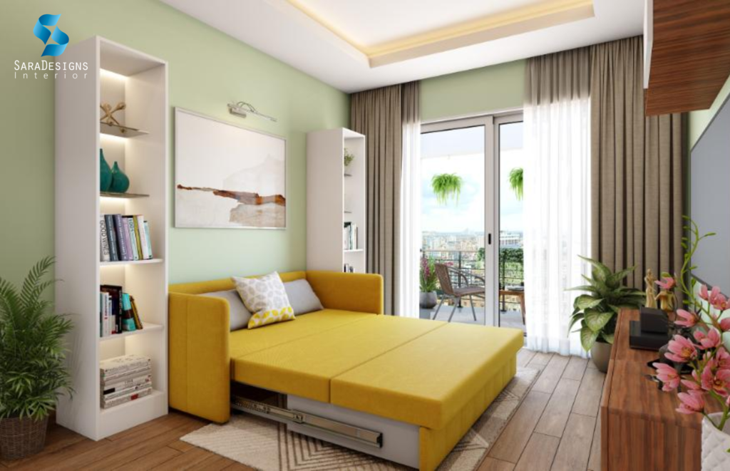 Small Living Room Designs with multifunctional furniture