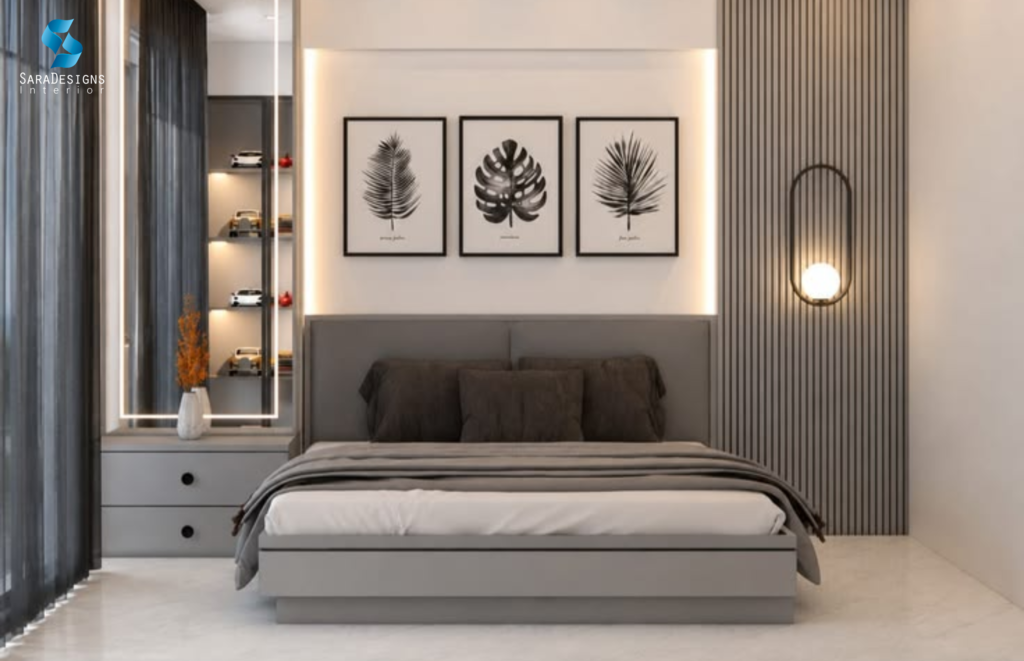 Grey and White Bedroom Interior Designs