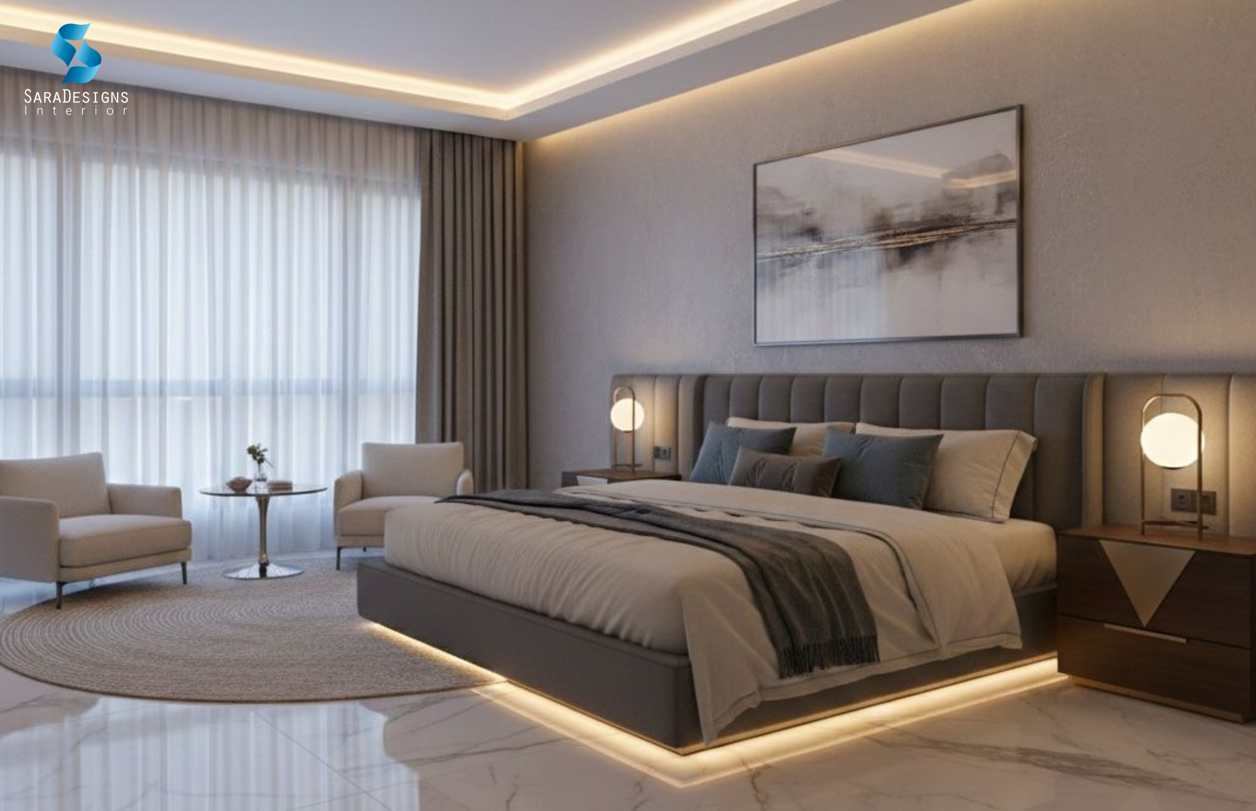 Grey Bedroom Interior Designs