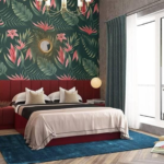 Tropical Wallpaper for Master Bedroom