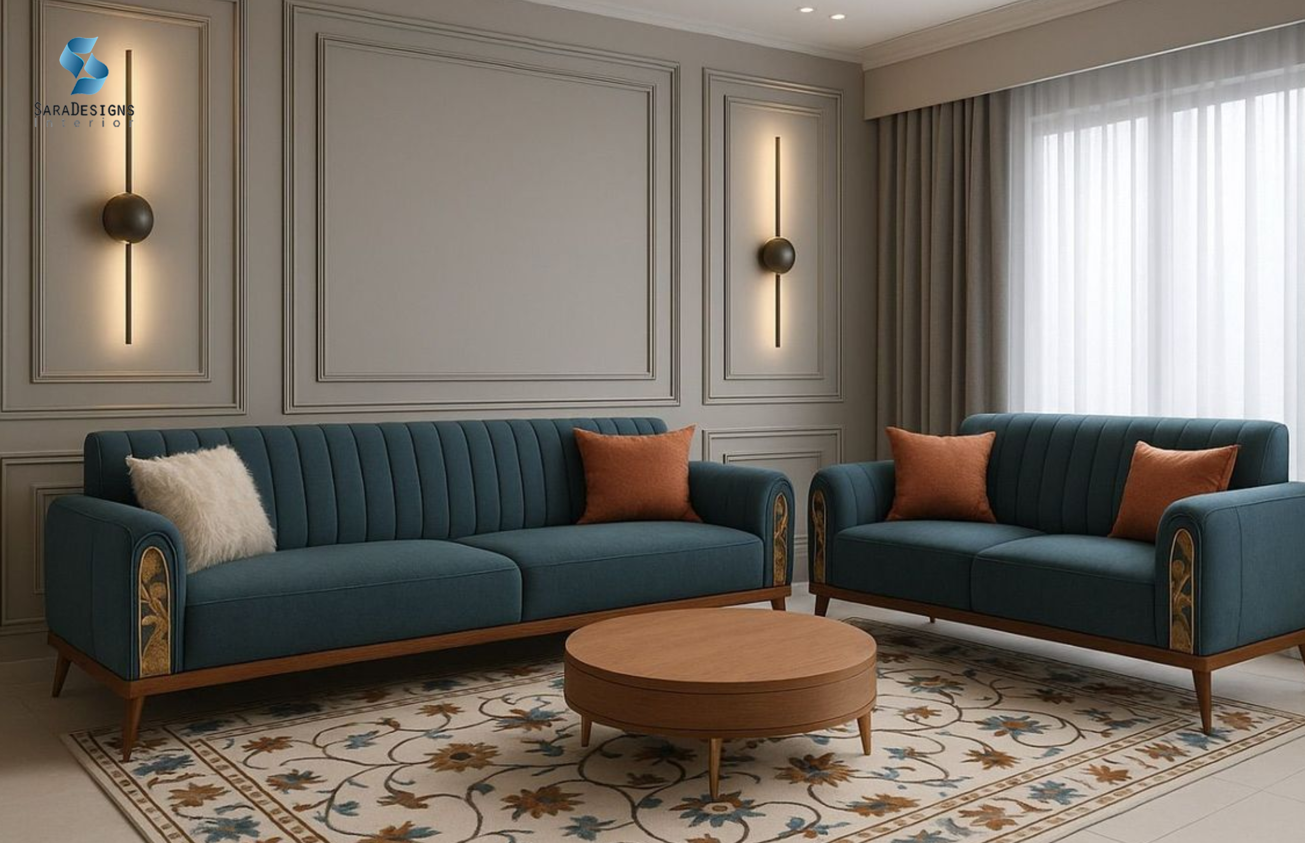 Blue Sofa Designs for Living room
