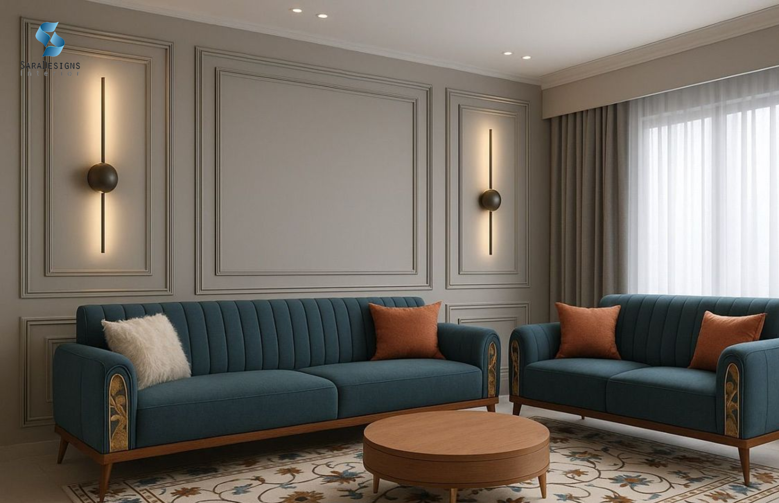 Soothing Colour for Living Room