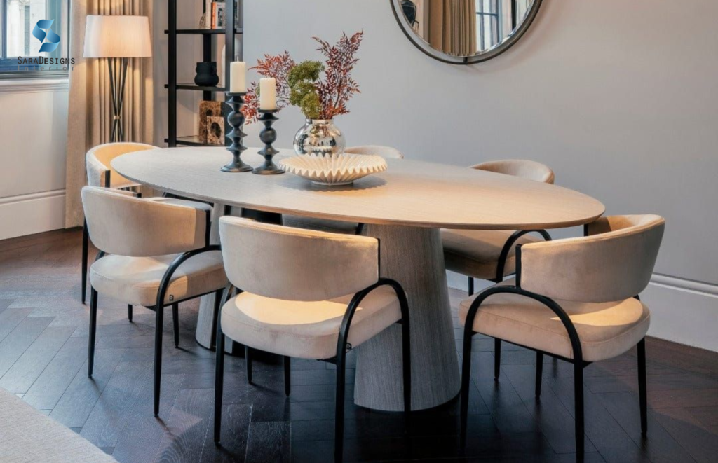 Oval Shape Dining Table