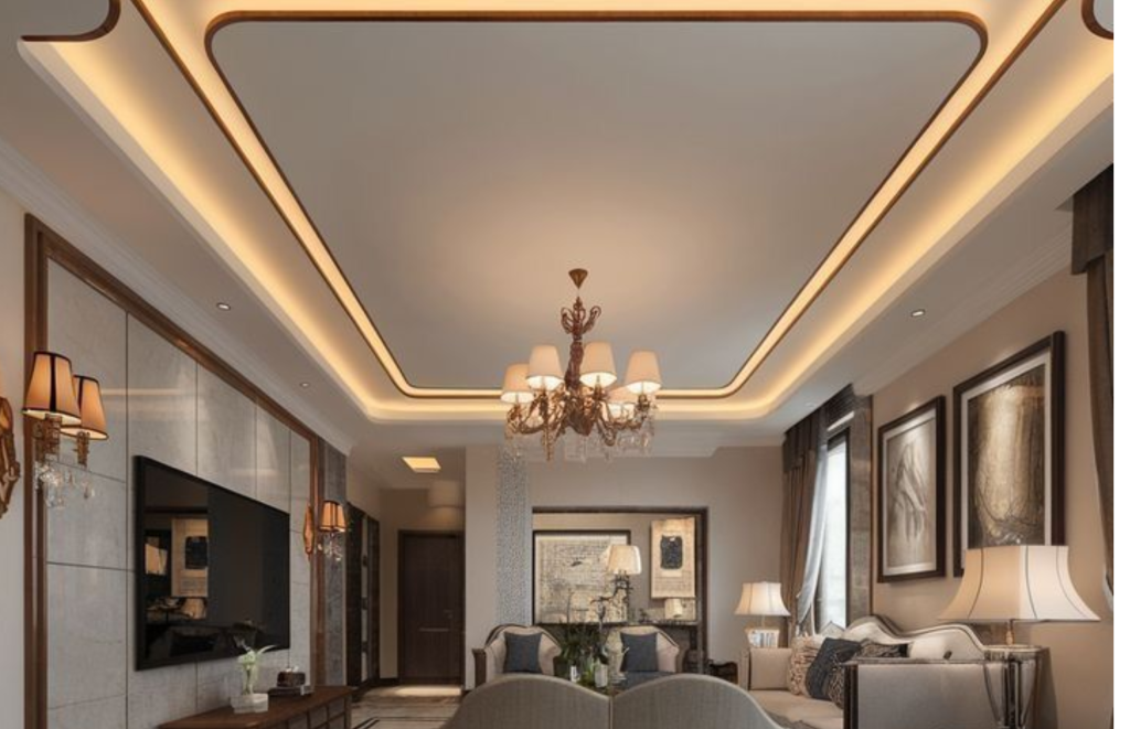 Simple False Ceiling Designs for Living room
