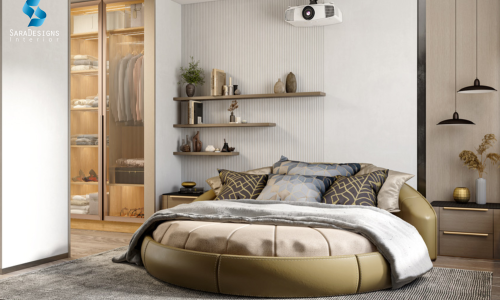 Round Bed Designs Ideas