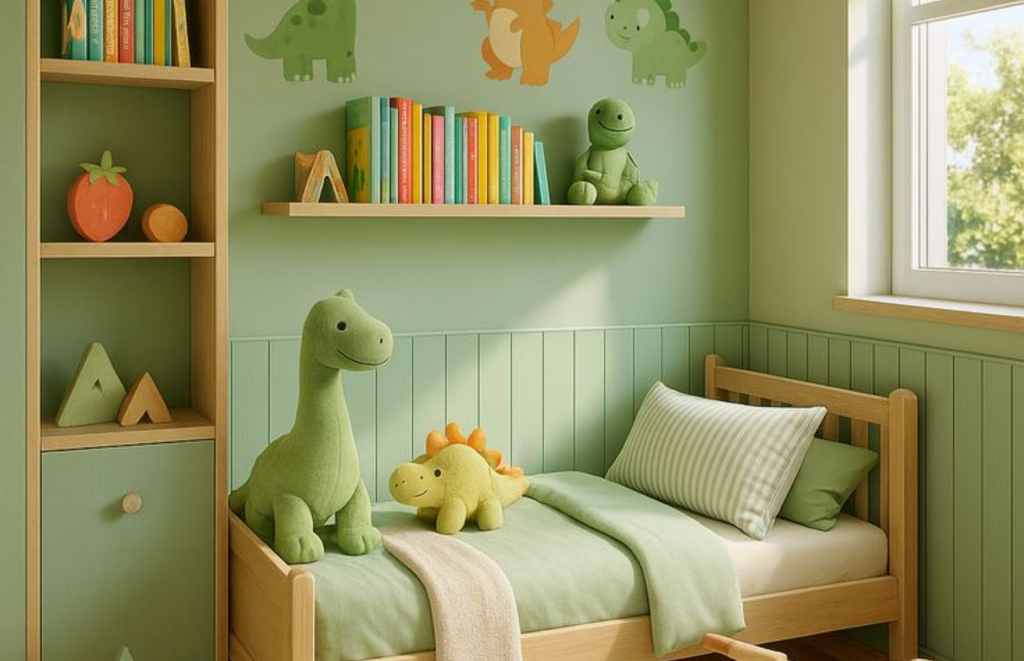 Green Colour for Kids Bedroom