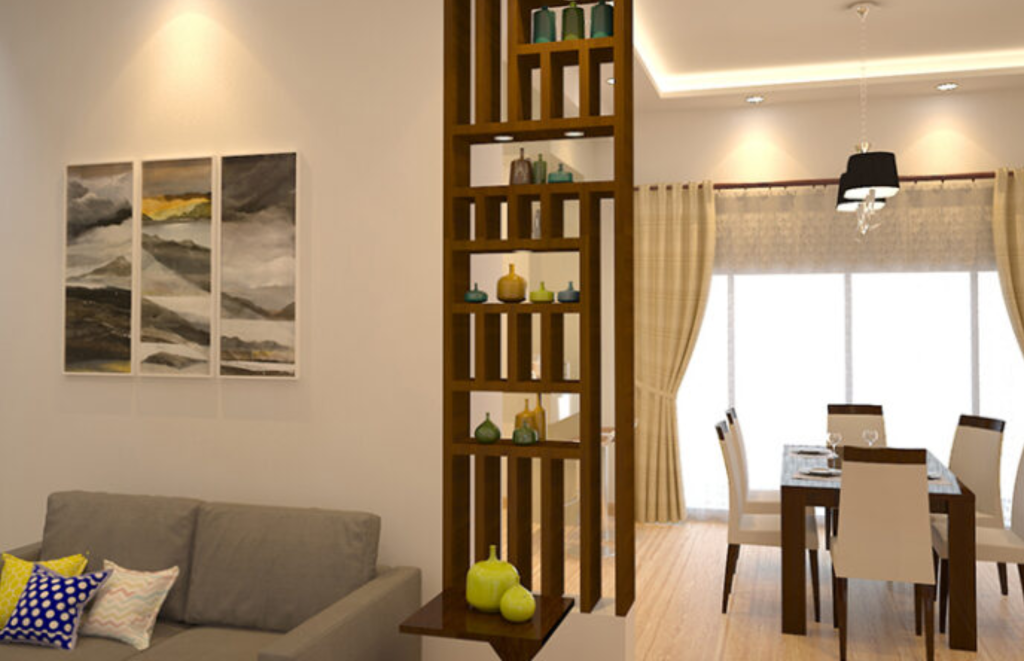 modern living room designs with Geometric