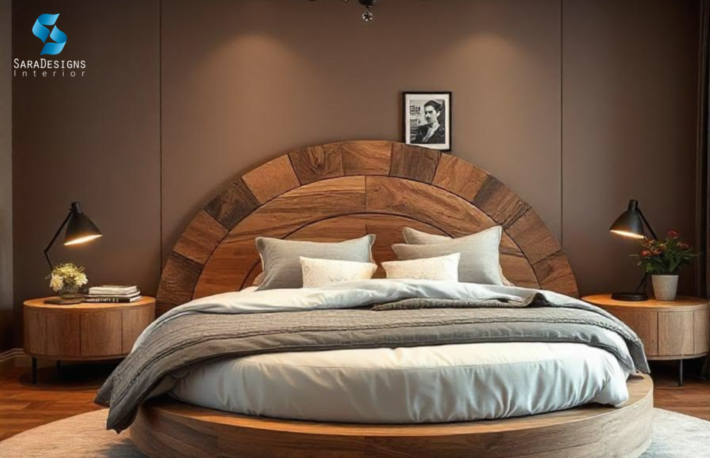 Wooden Round Bed Designs