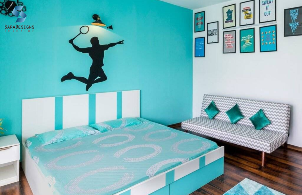 Cool Blue kids bedroom interior designs