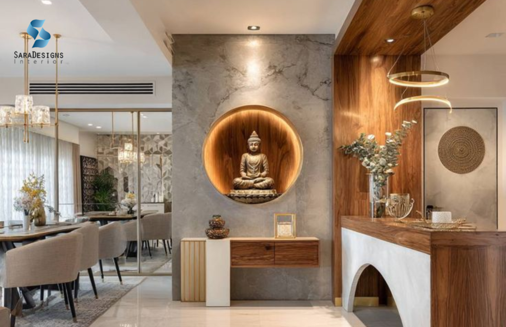 Buddha Statue in living room