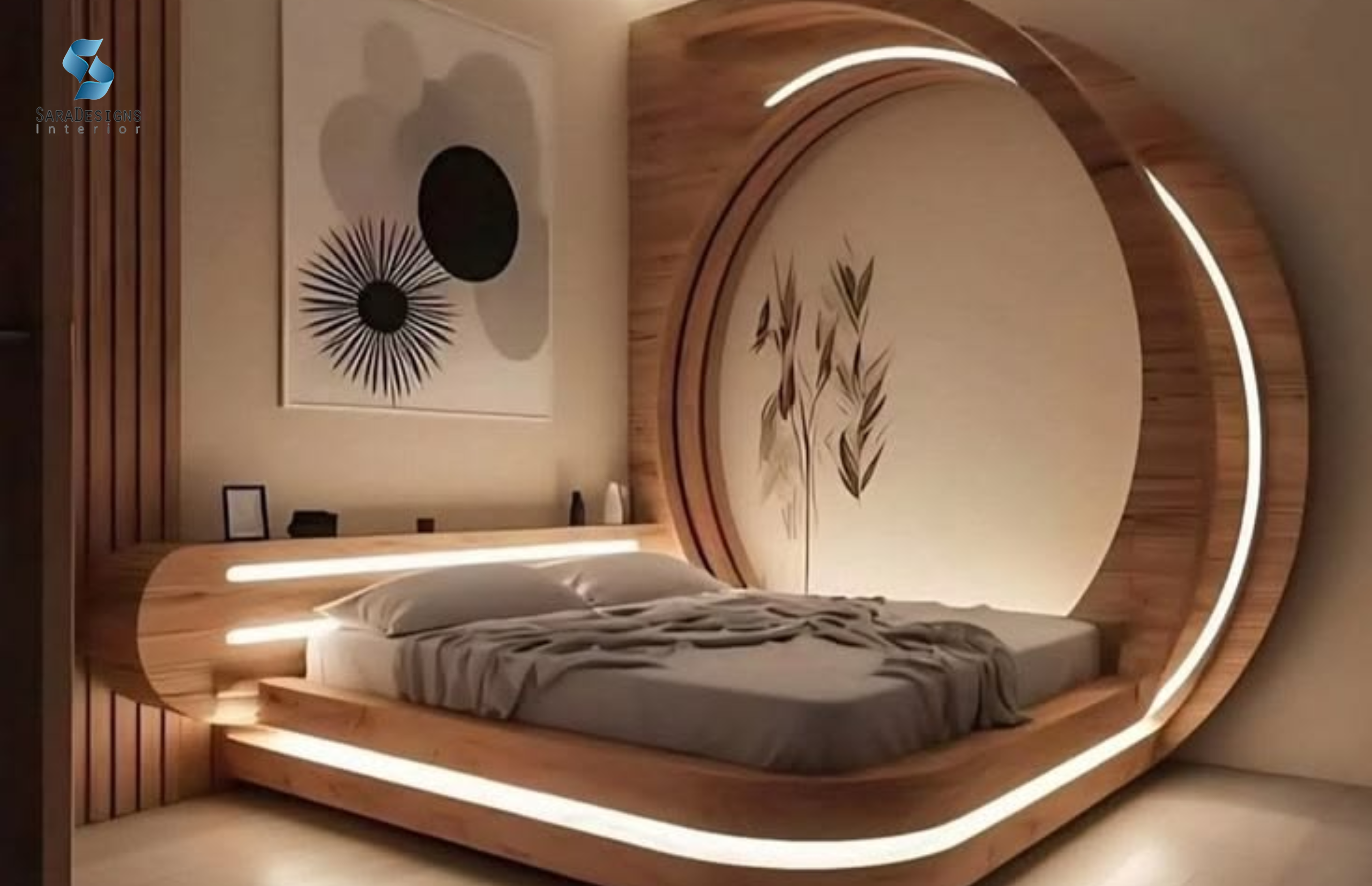 Round Bed Designs for Bedroom