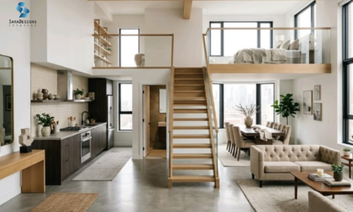 Loft Apartments designs by Sara Designs