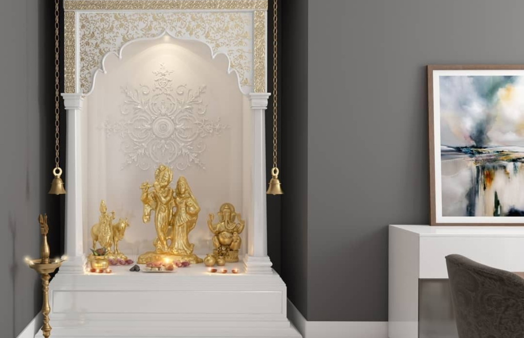Standalone Pooja Room Designs for Home