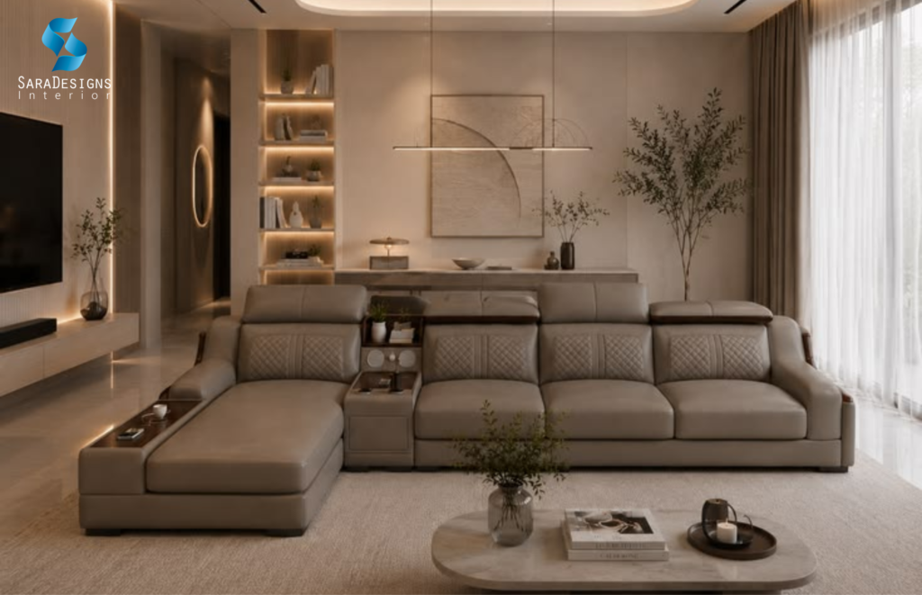 Living Room Interior Designers in SOhna Road