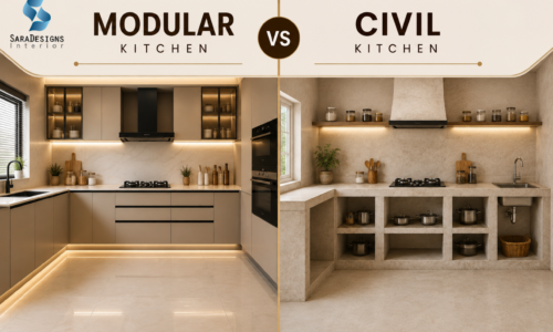 Modular Kitchen vs Civil Kitchen Designs