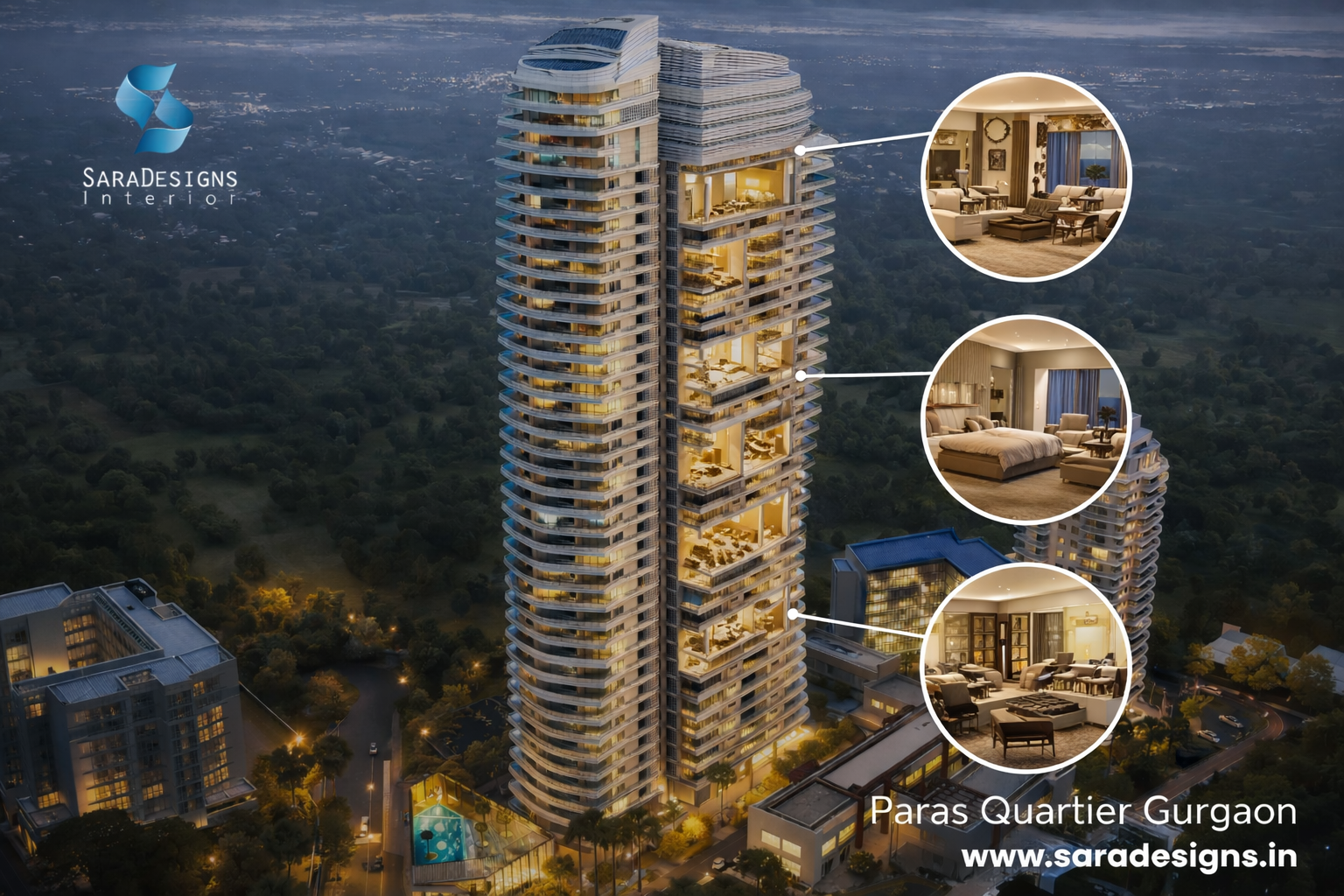 Interior Designers in Paras Quartier, Gurgaon