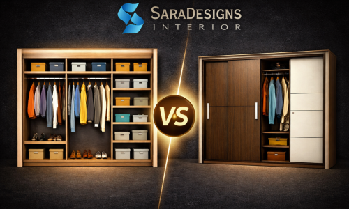 Open Wardrobe Design vs Closed Wardrobes