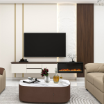 Modular Living Room Interior Designs with TV unit
