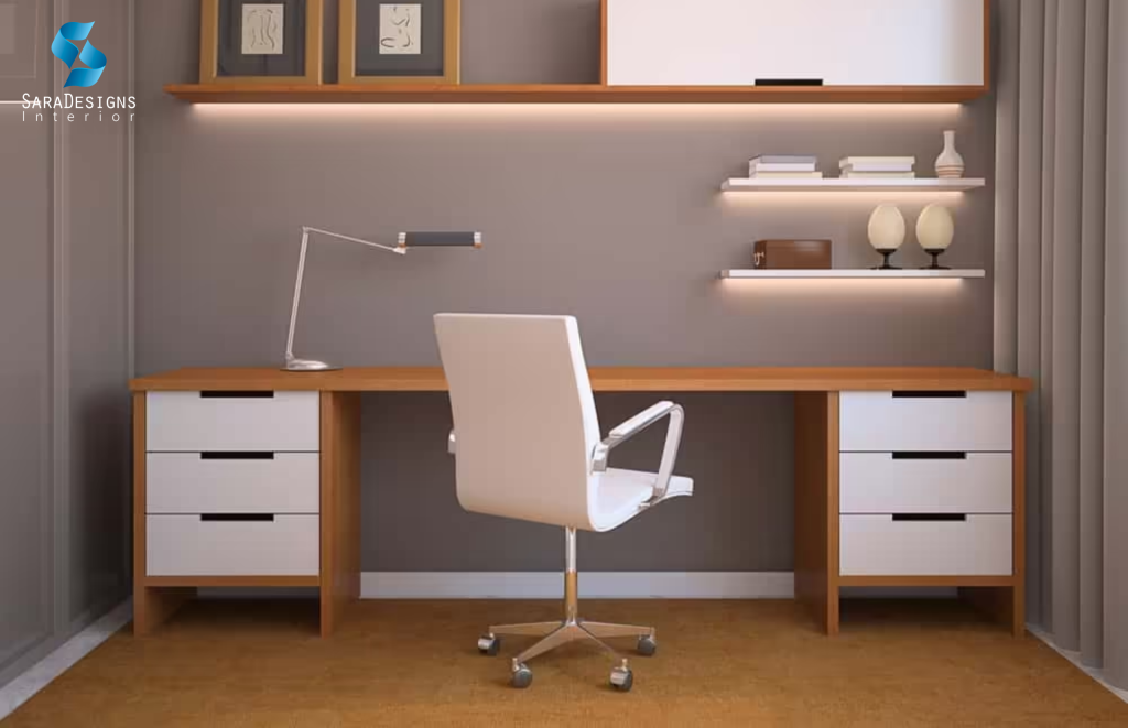 Wall-Mounted Study Table Design