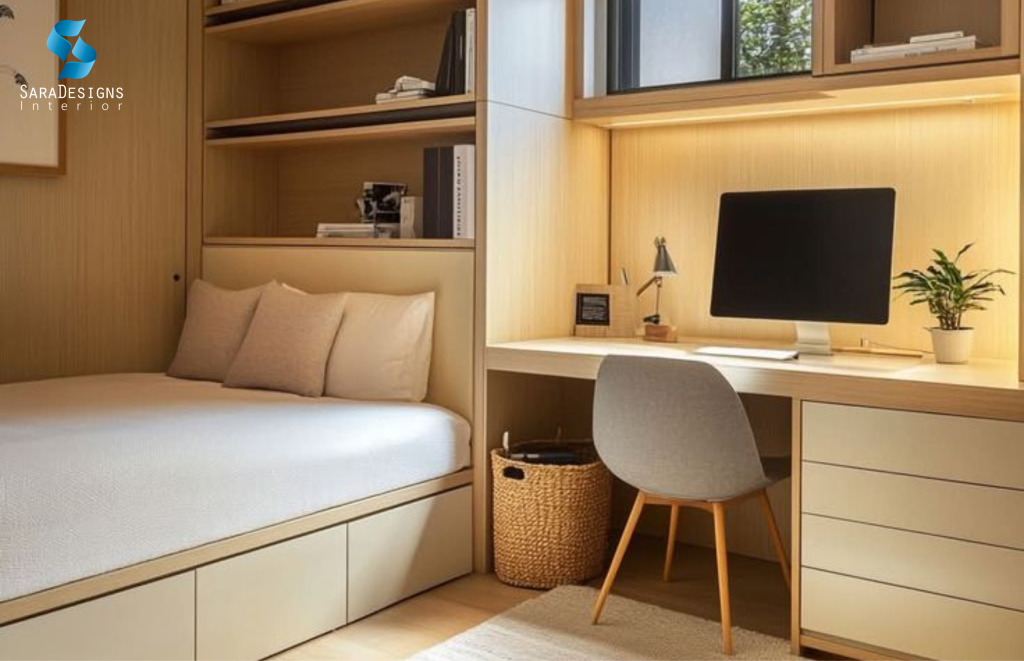 Study Table with Drawer Storage