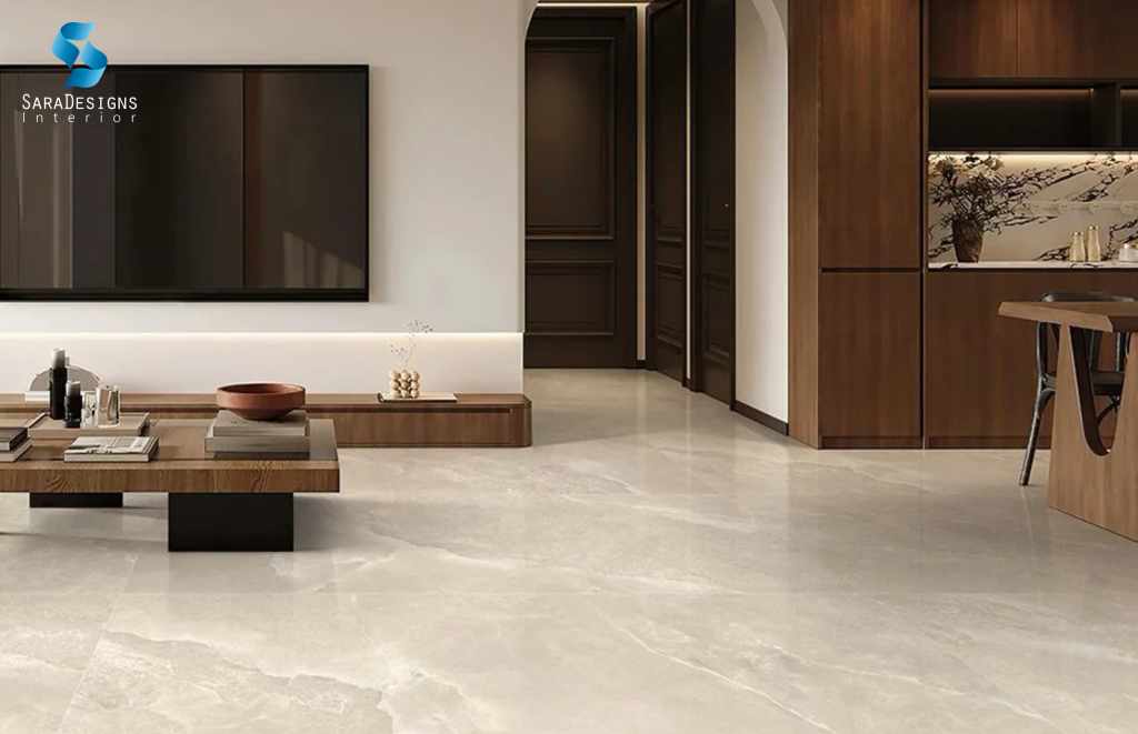 White Marble Flooring Designs