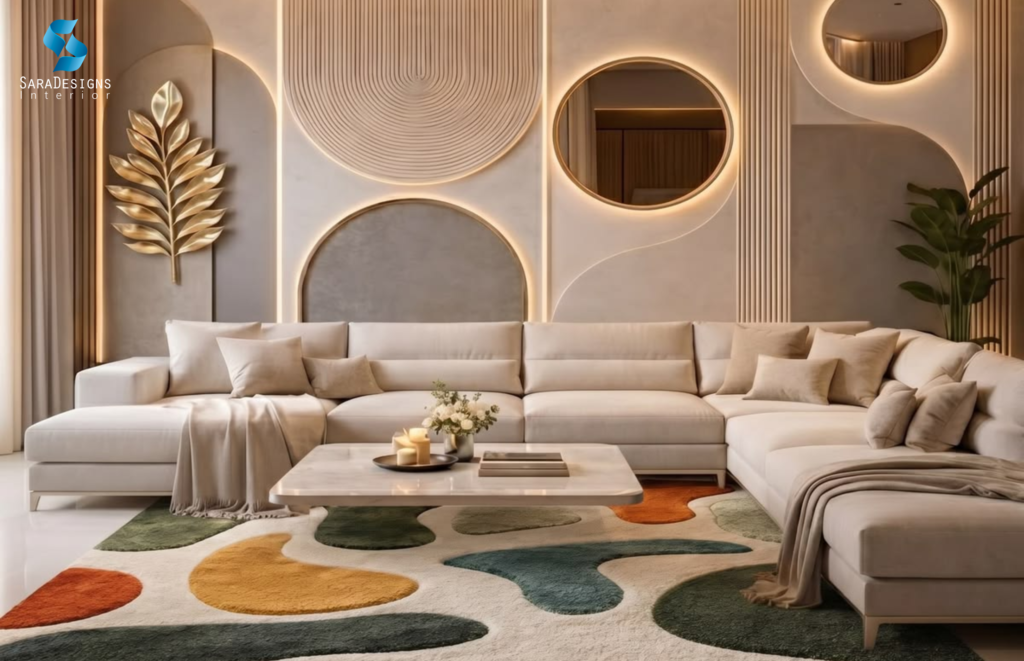 Luxury Living Room Interior Designers in Amaryllis