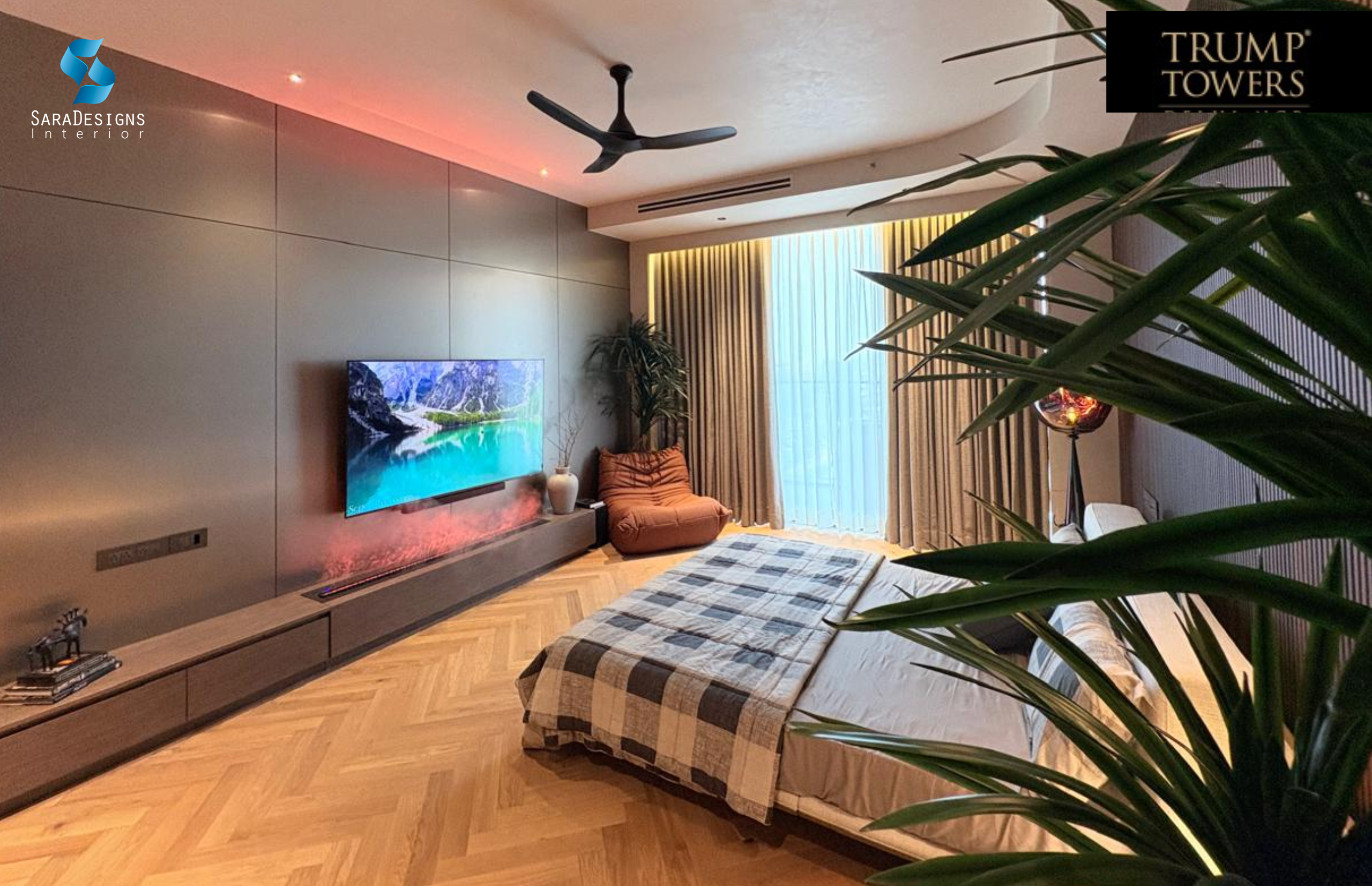 Bedroom Interior Design in Trump Tower