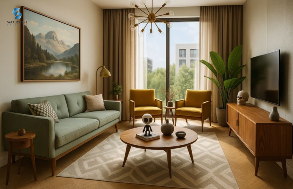Living Room Interior design cost of 2BHK