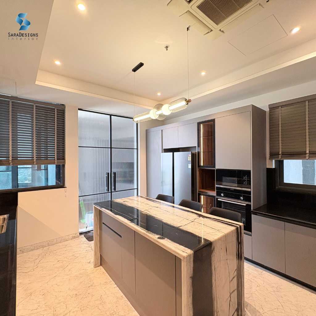 Kitchen Interior Design at Trump Tower Gurgaon