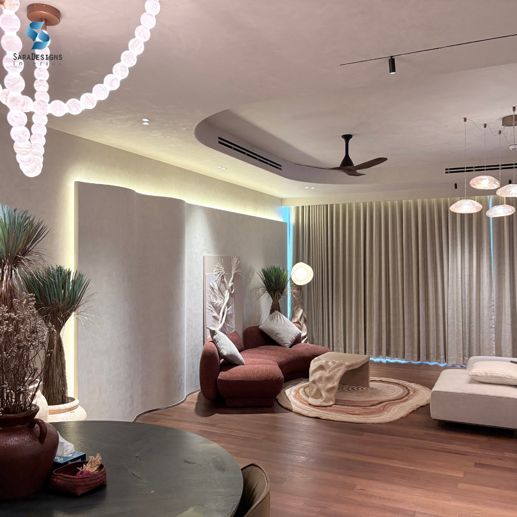 Japandi Style Sofa at Trump Tower