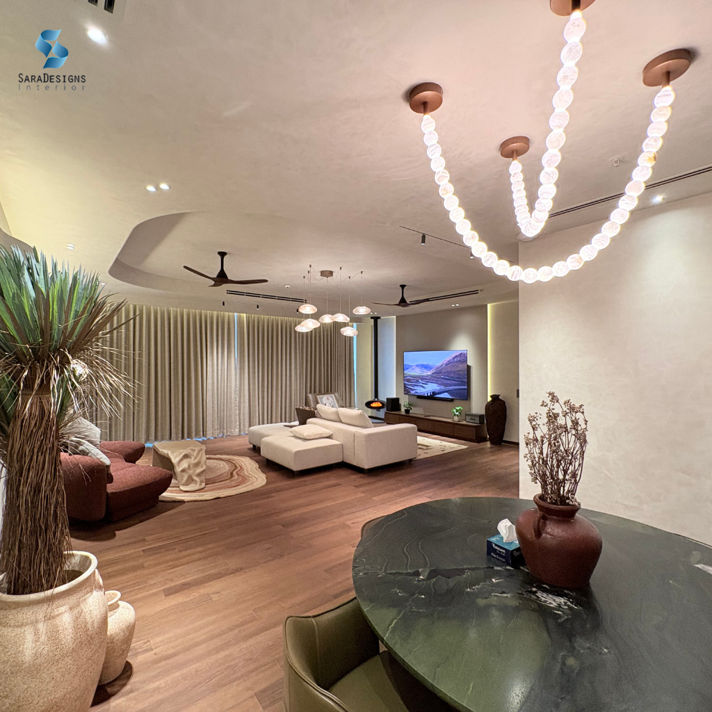 Living Room Interior at Trump Tower, Gurgaon