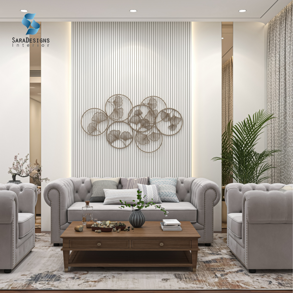 Living Room Interior Designs at Krisumi Waterfall Residences